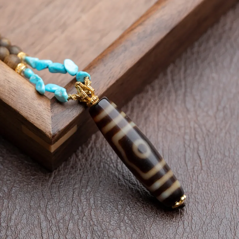 Xianyuan Agarwood Bead Chain Unisex-3