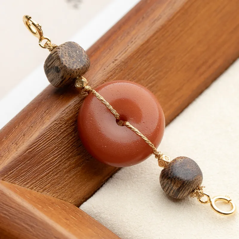 Xianyuan Fragrance Agarwood Bead Chain Unisex-2