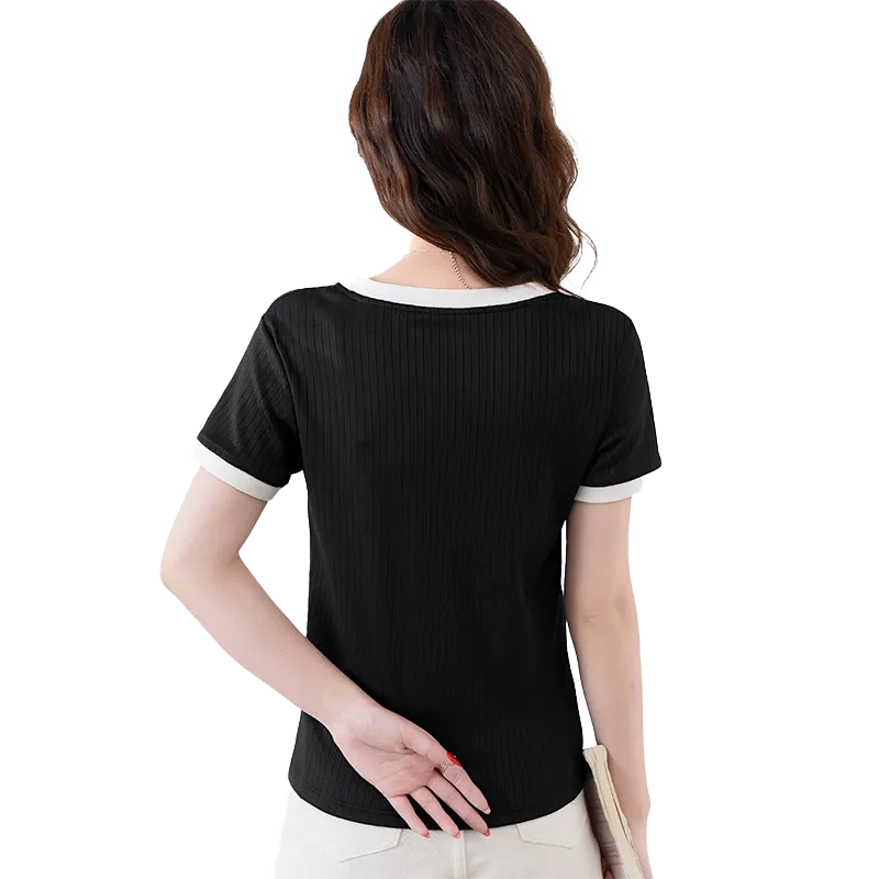 HANDAIWEI Regular T Shirt Women's-1