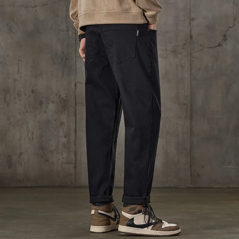 HANDAIWEI Jeans Men Black-3