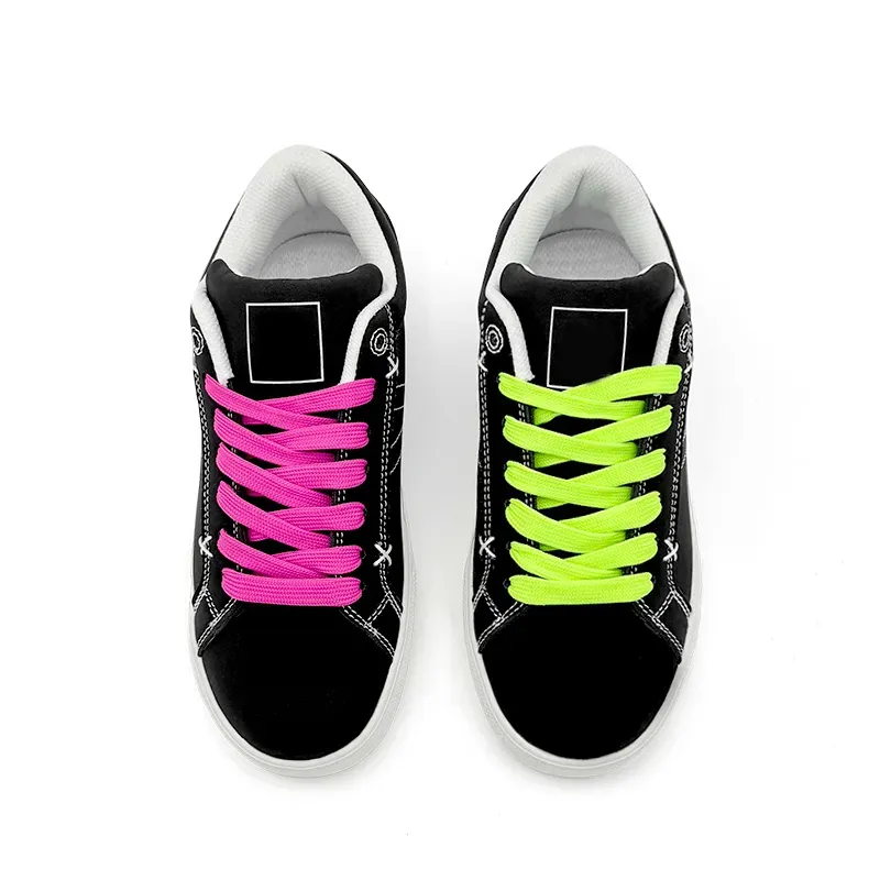 Circle Small Coverage Slip Resistant Cushioning Abrasion Resistant Low Top Skateboard Shoes Unisex Black Pink Green-3