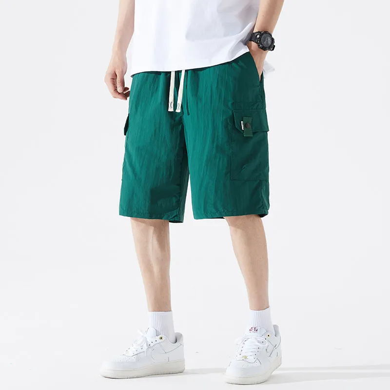 THREEAGAINTHR33 Cargo Shorts Unisex-15