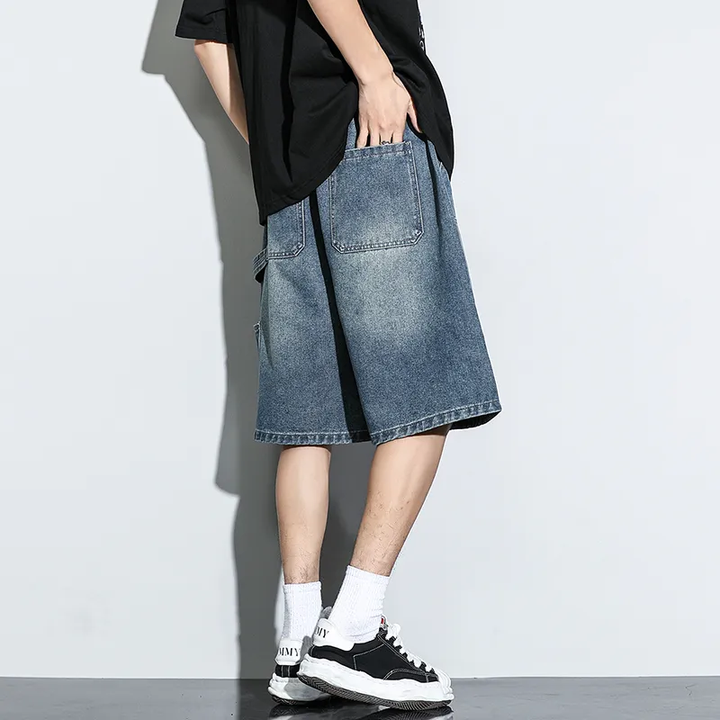 THREEAGAINTHR33 Denim Shorts Unisex-3
