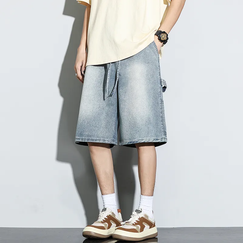 THREEAGAINTHR33 Denim Shorts Unisex-27