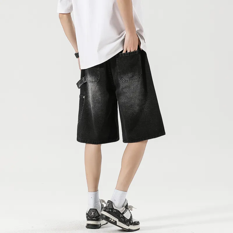THREEAGAINTHR33 Denim Shorts Unisex-7
