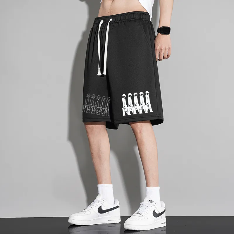 THREEAGAINTHR33 Casual Shorts Unisex-2