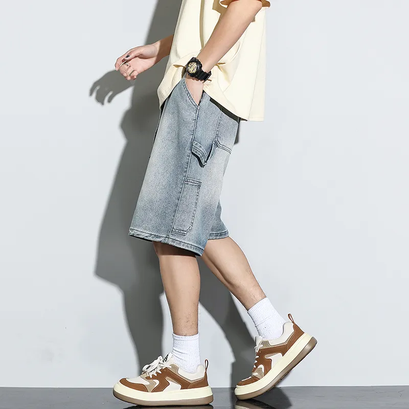 THREEAGAINTHR33 Denim Shorts Unisex-28