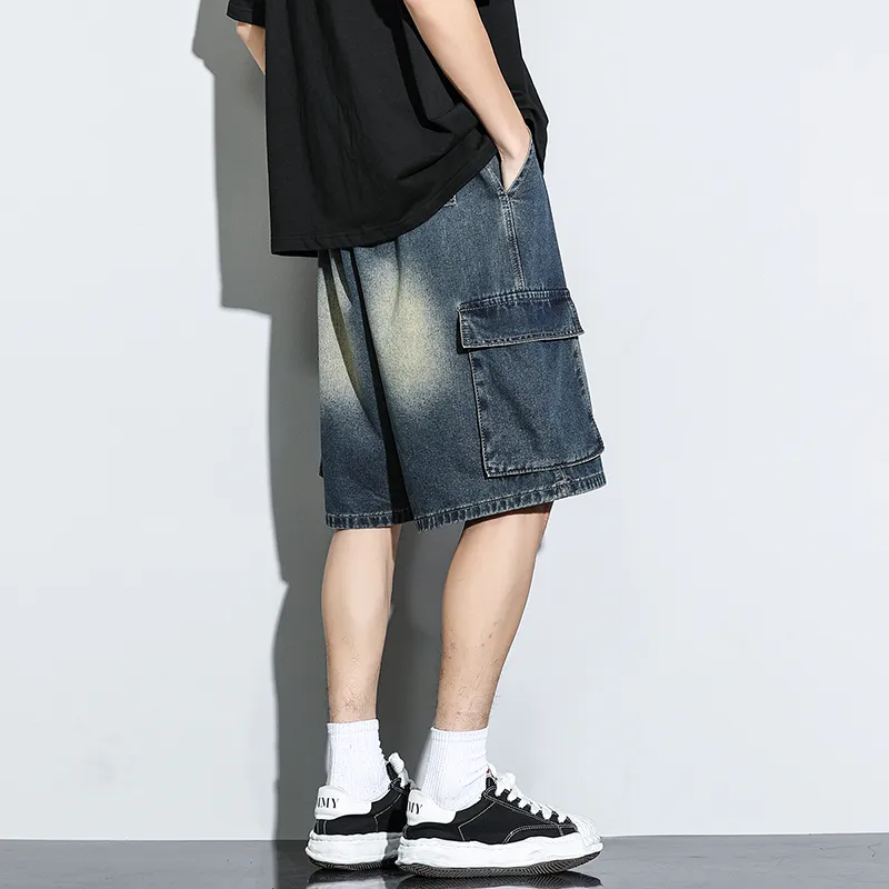 THREEAGAINTHR33 Denim Shorts Unisex-24