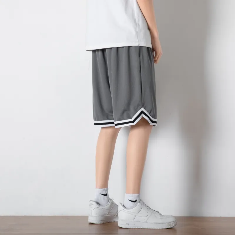 THREEAGAINTHR33 Basketball Shorts Unisex-16