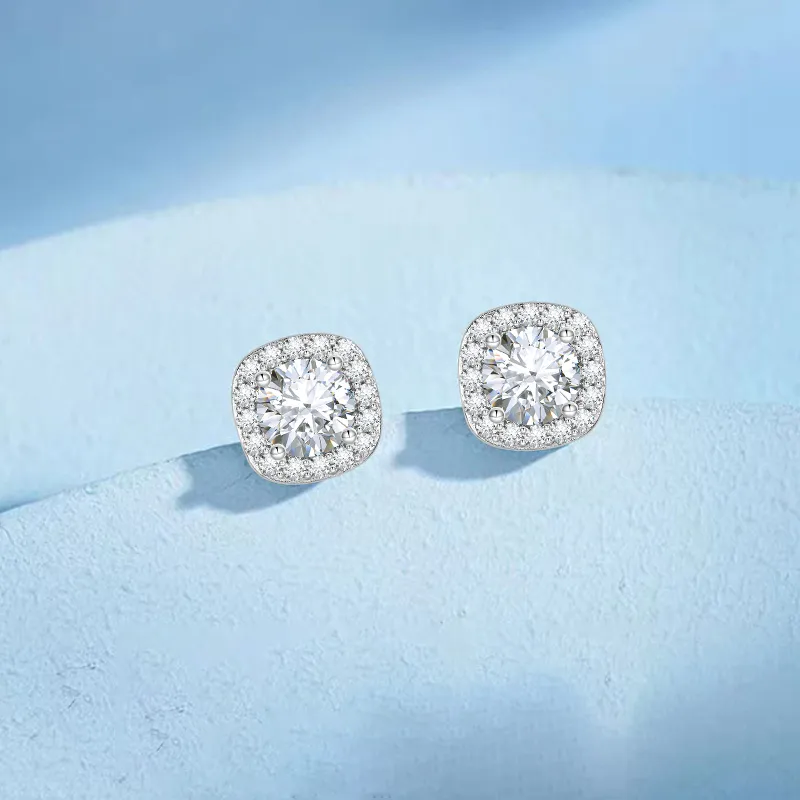 EUA Alloy Stud Earrings Women's-2