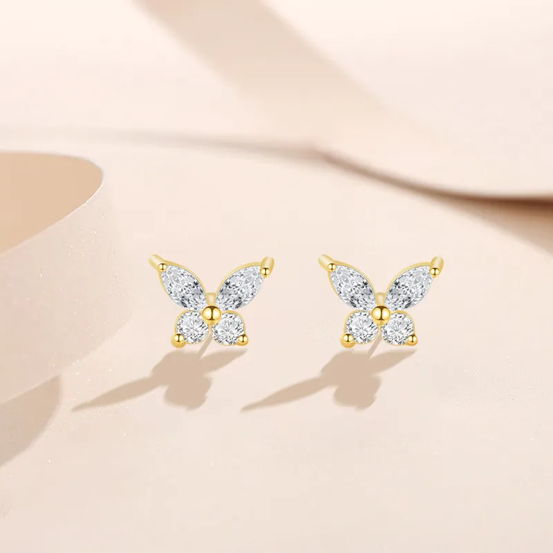 EUA Alloy Gift Box Set Stud Earrings Women's-1