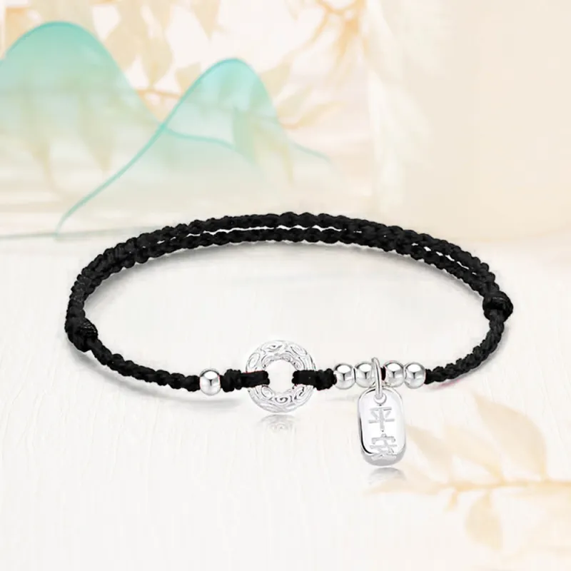 EUA Alloy/braided Rope Bracelets Unisex-5