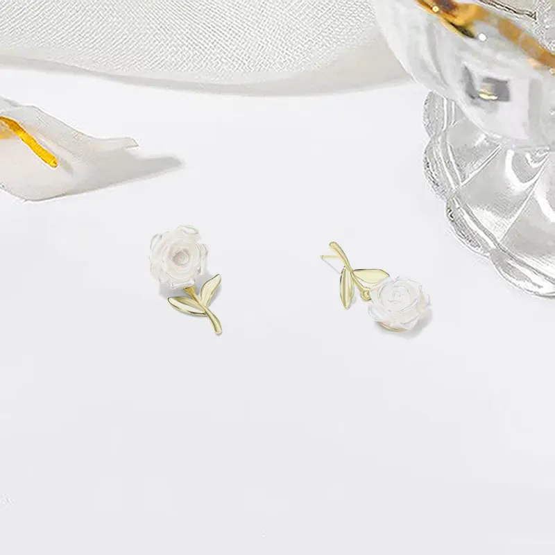 EUA Alloy Gift Box Set Stud Earrings Women's-2