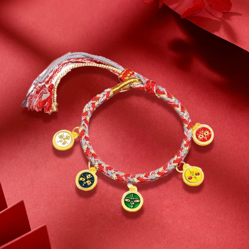 EUA Wealth From All Directions Bracelets Unisex-13