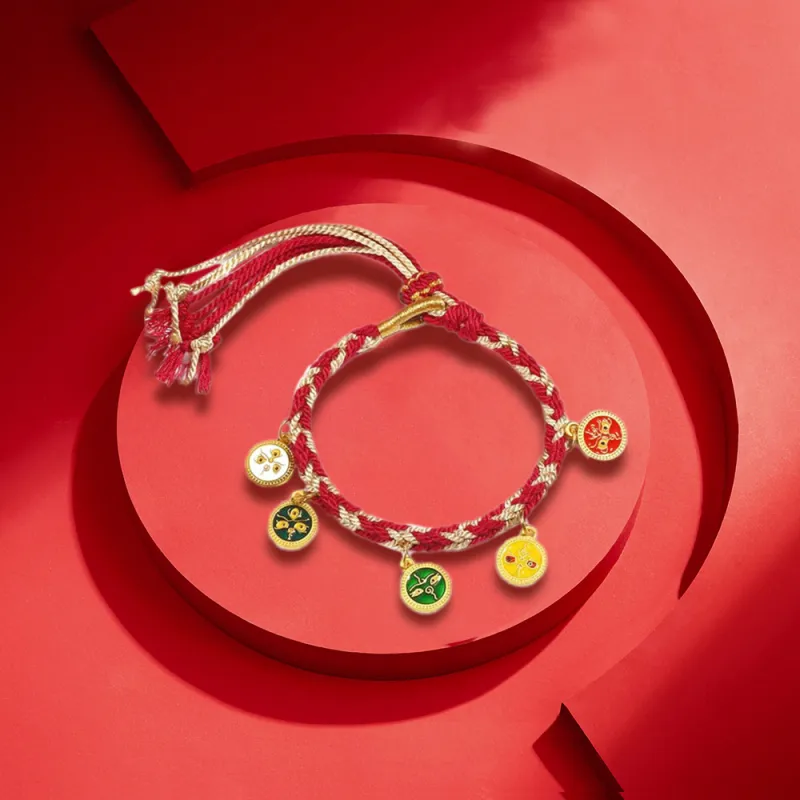 EUA Wealth From All Directions Bracelets Unisex-2