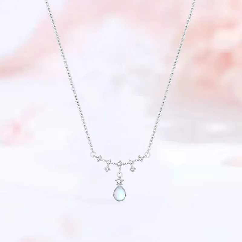 EUA Colored Glaze Necklaces Women's-1