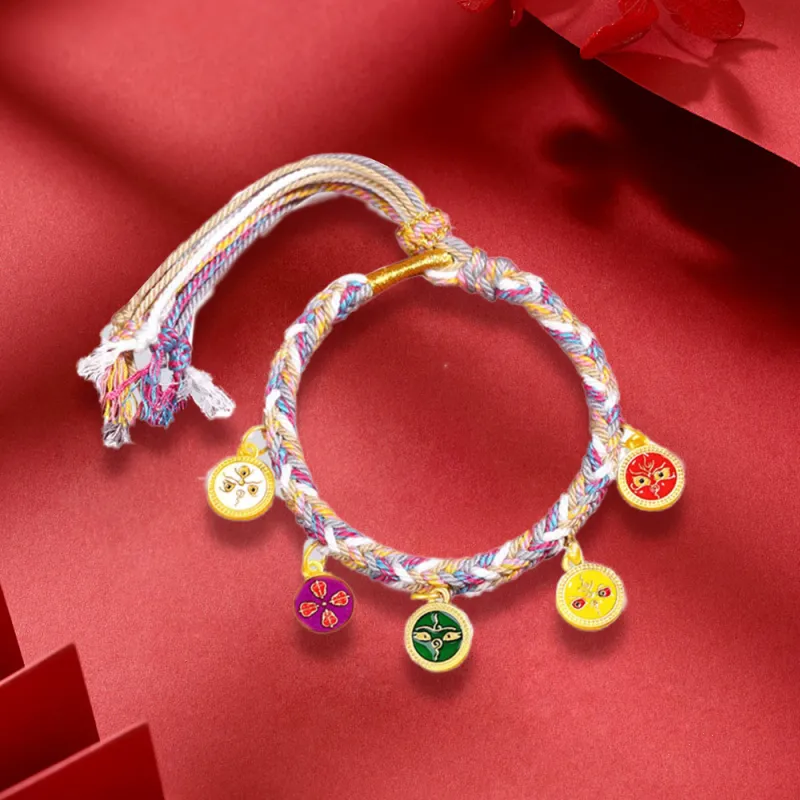 EUA Wealth From All Directions Bracelets Unisex-7