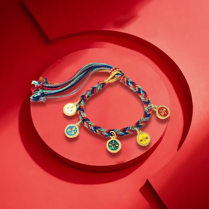 EUA Wealth From All Directions Bracelets Unisex-11