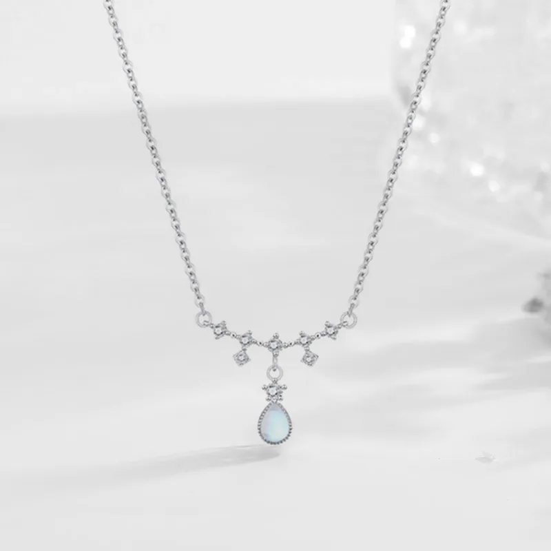 EUA Colored Glaze Necklaces Women's-2