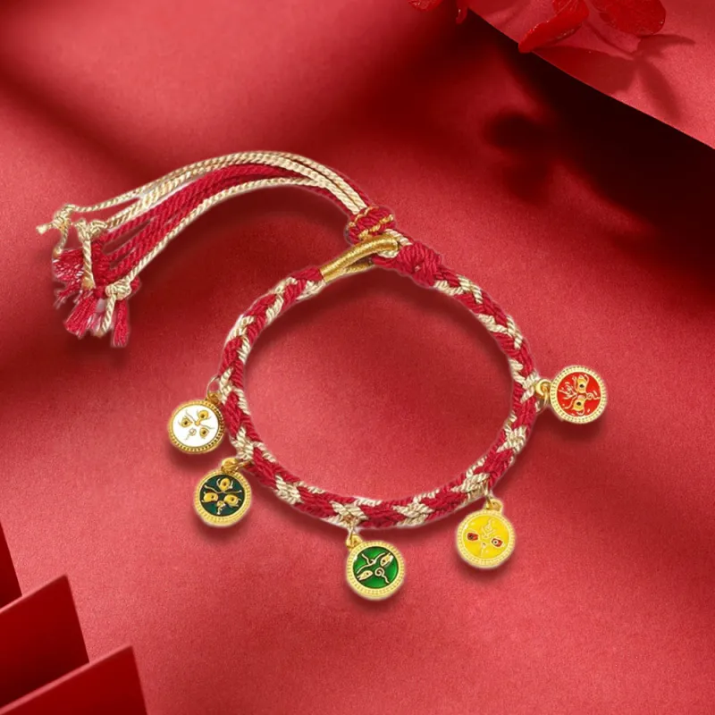EUA Wealth From All Directions Bracelets Unisex-1