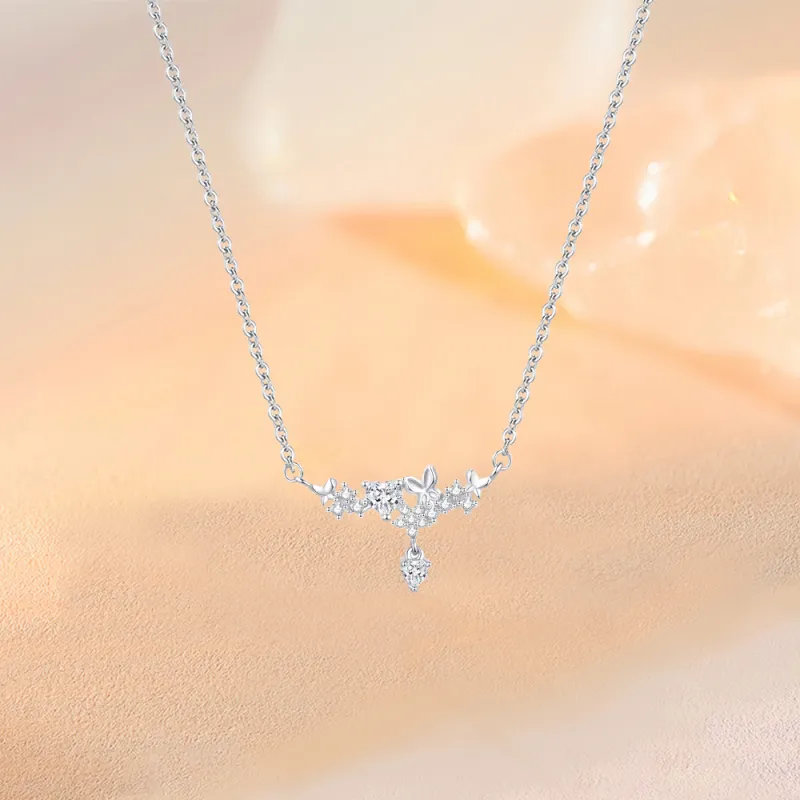 EUA Sweet Adornments Of Love Necklaces Women's-11