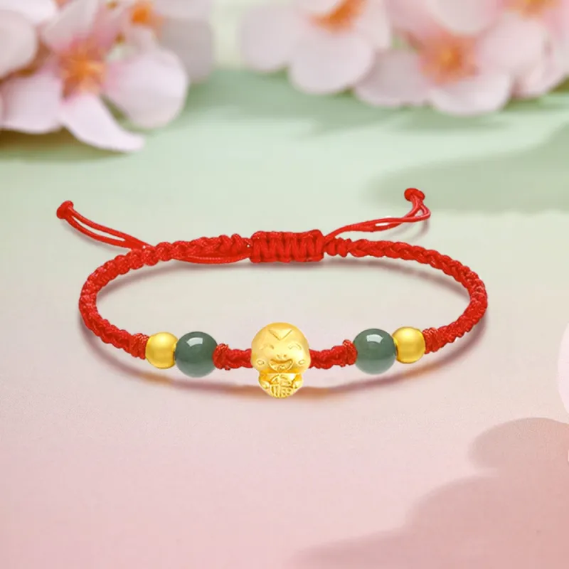 EUA Alloy Braided Rope Bracelets Unisex-6