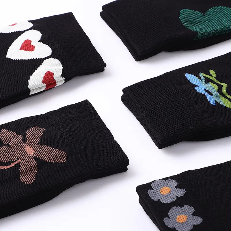 Primeet Mid Calf Socks Women's 5 Pack-5
