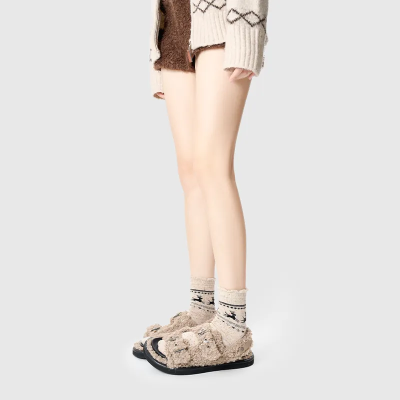 Primeet Mid Calf Socks Women's 4 Pack-33