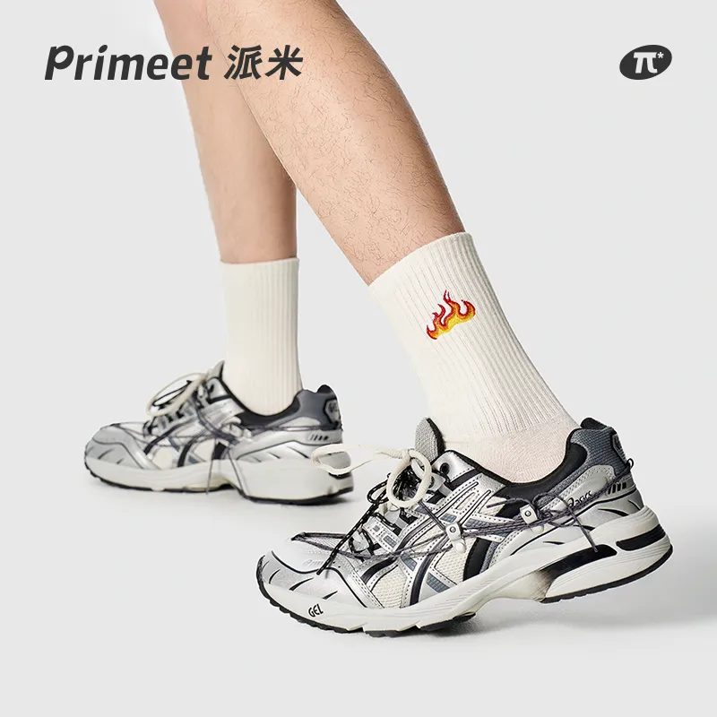 Primeet Mid Calf Socks Men's 5 Pack Happy Valley-17