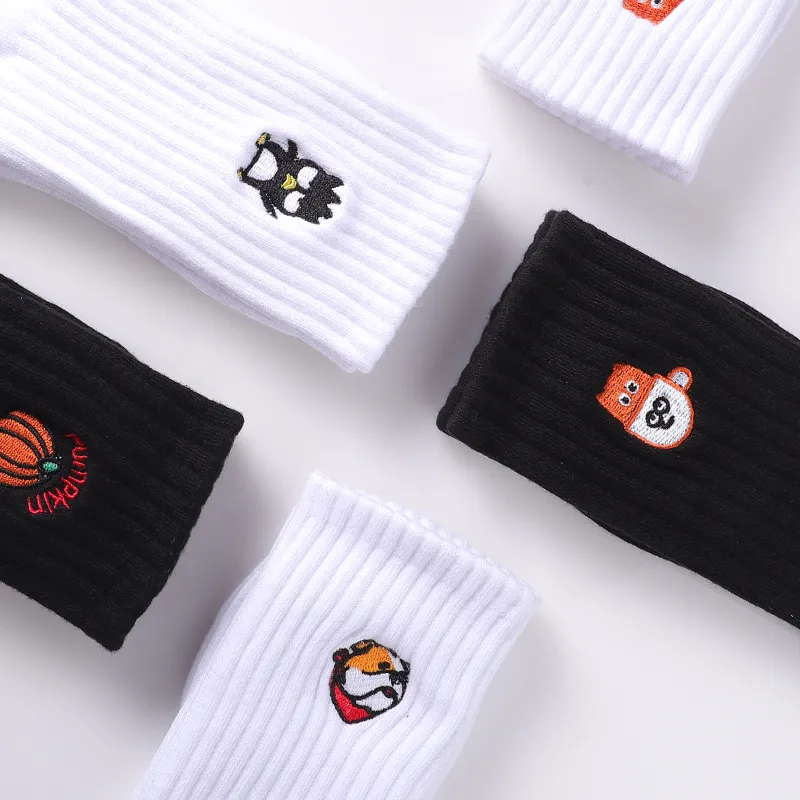 Primeet Mid Calf Socks Unisex 5 Pack-43