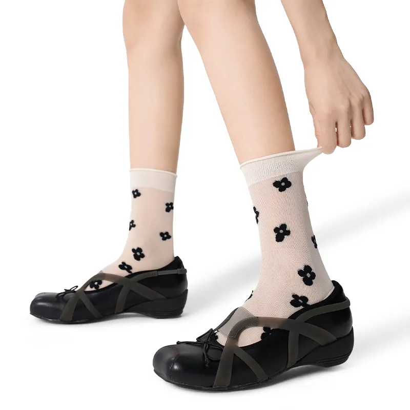 Primeet Mid Calf Socks Women's 2 Pack-3