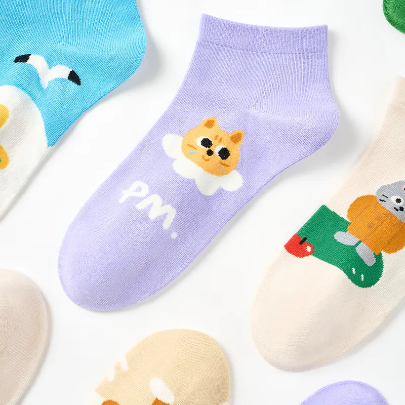 Primeet Ankle Socks Women's 5 Pack-2