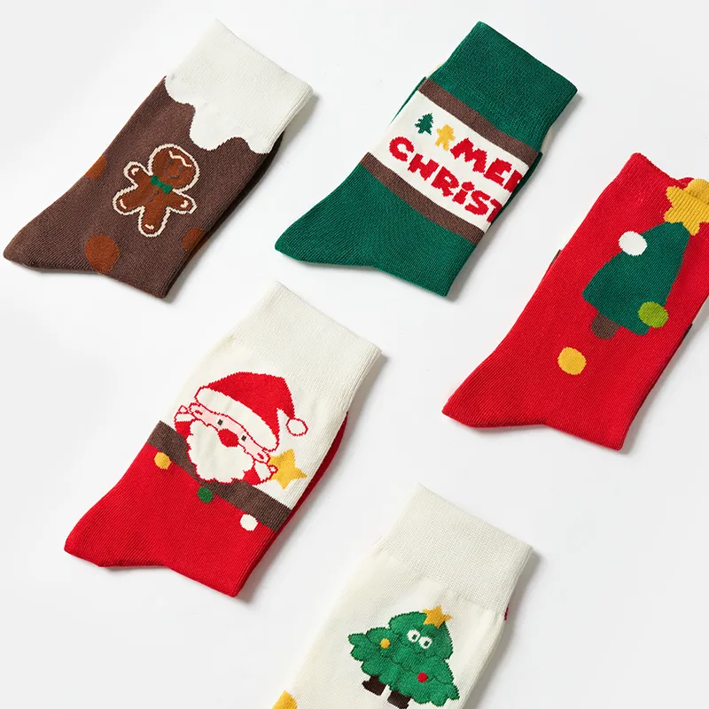 Primeet Mid Calf Socks Unisex 5 Pairs Gift Box Set-2