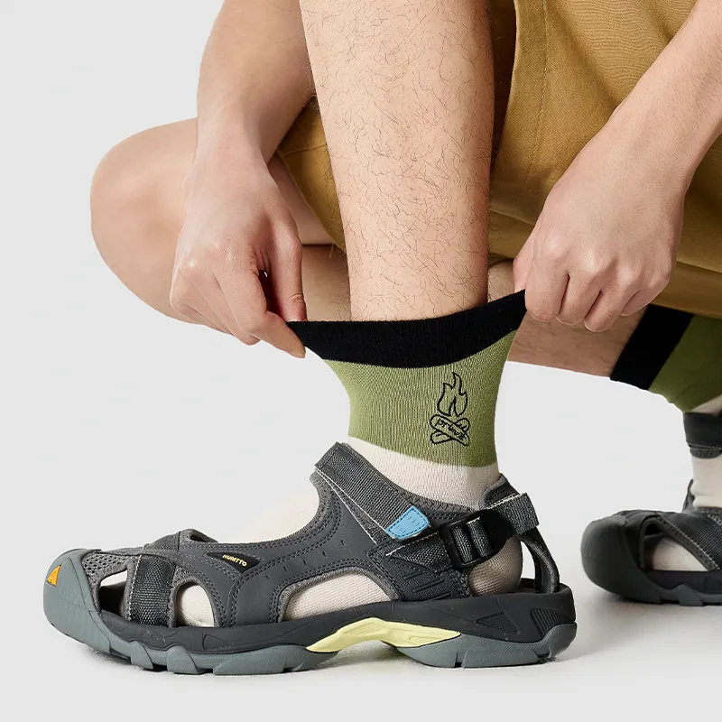 Primeet Mid Calf Socks Men's 5 Pack-8
