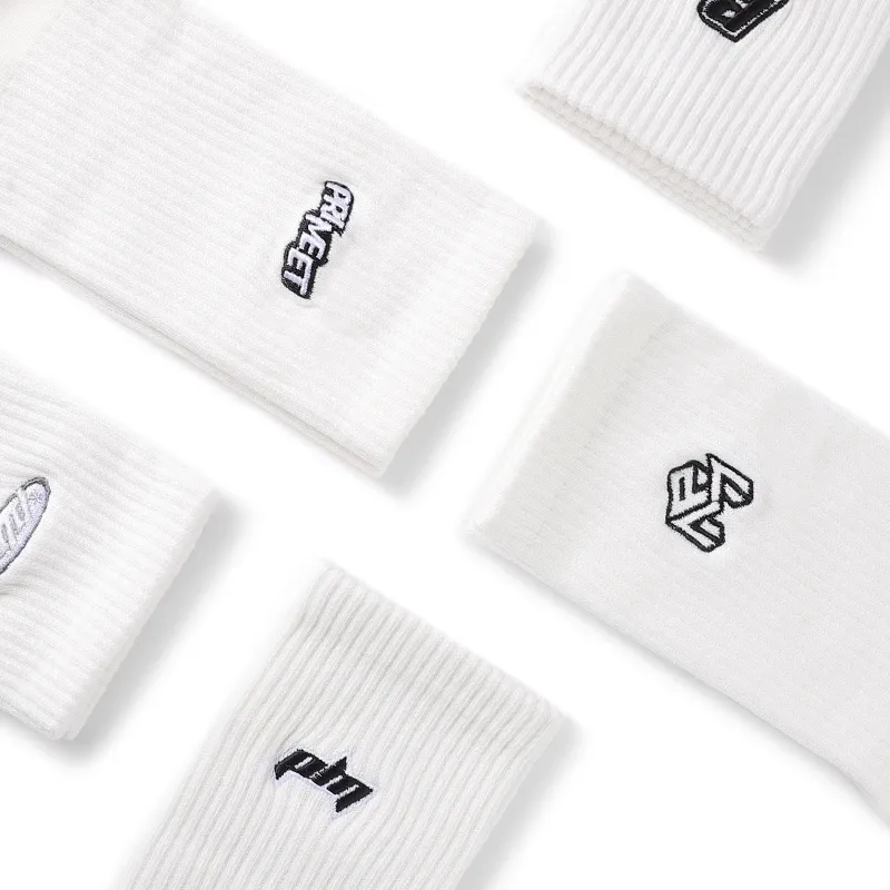 Primeet Mid Calf Socks Unisex Combo Set-17