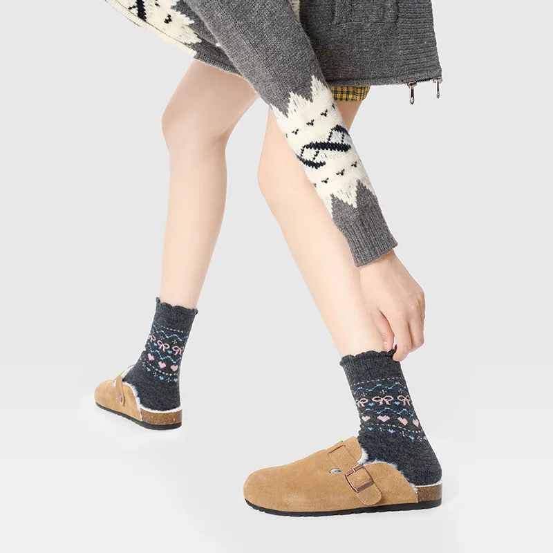 Primeet Mid Calf Socks Women's 4 Pack-31