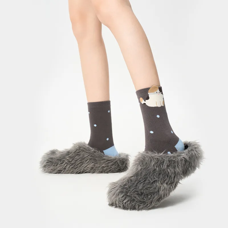 Primeet Mid-Calf Socks Women's 5 Pack-2