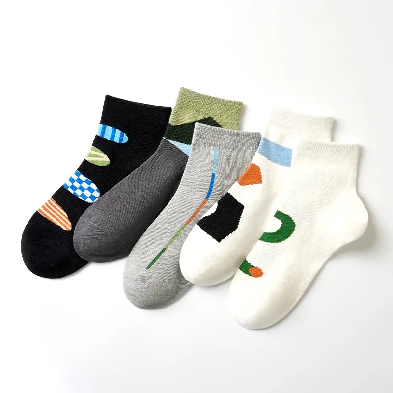 Primeet Mid Calf Socks Men's 5 Pack-2