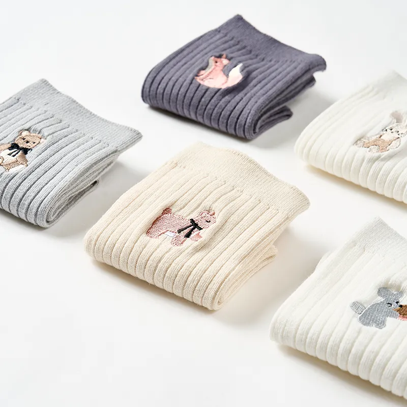 Primeet Mid Calf Socks Women's 5 Pack-2