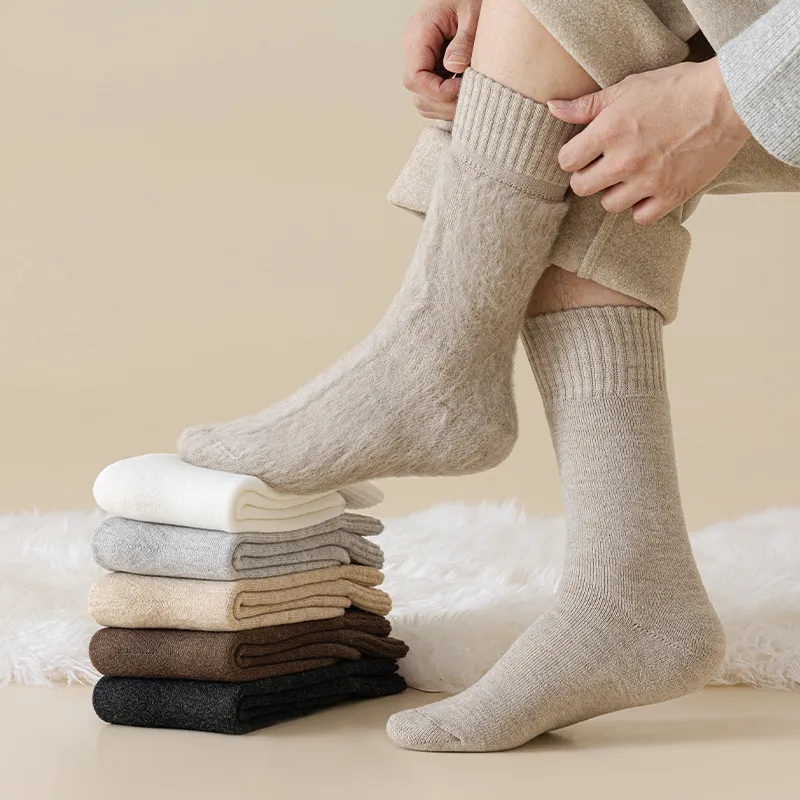 Primeet Mid Calf Socks Men's 3 Pack-7