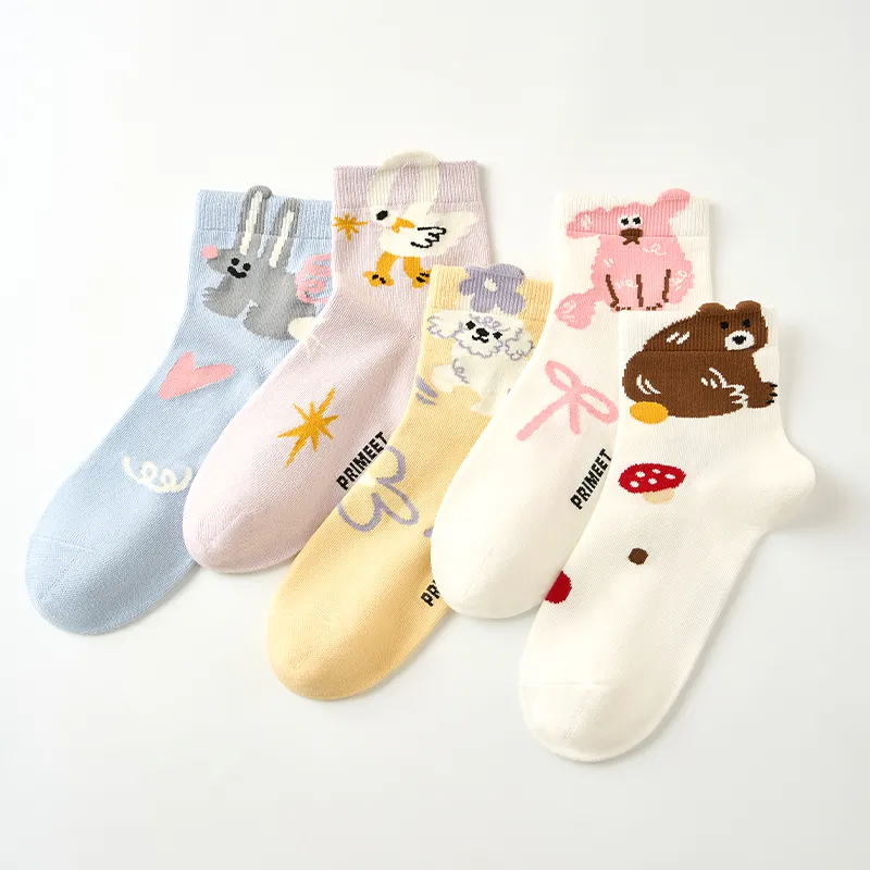 Primeet Ankle Socks Women's 5 Pack-15