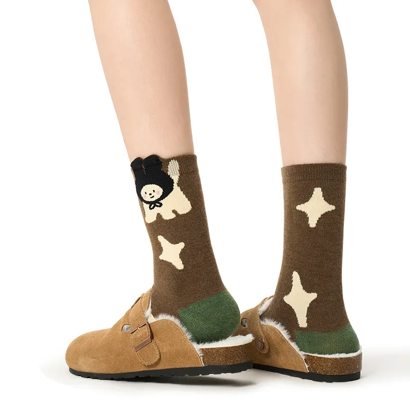 Primeet Mid Calf Socks Women's 5 Pack-1