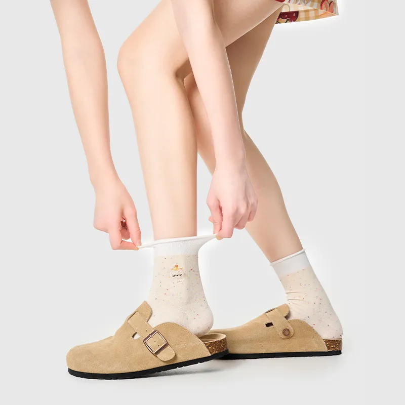 Primeet Mid Calf Socks Women's 3 Pack Birthday Yarn-2