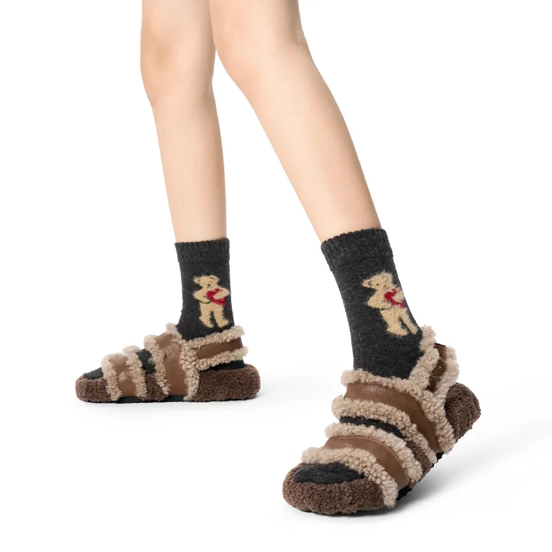 Primeet Mid Calf Socks Women's Combo Set-3