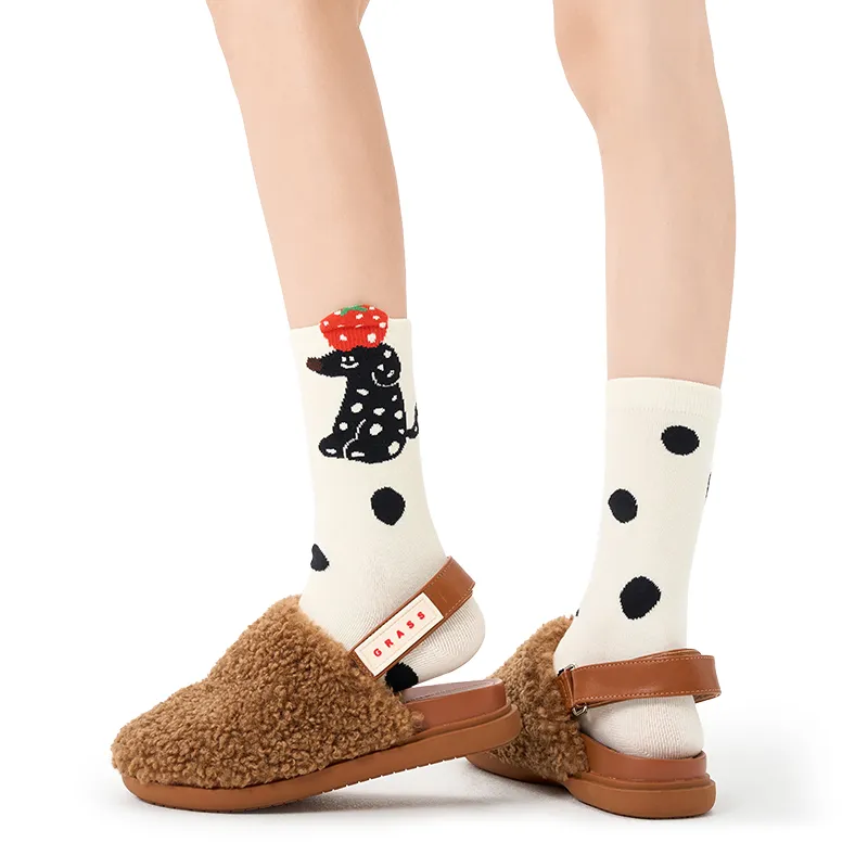Primeet Mid-Calf Socks Women's 5 Pack-37