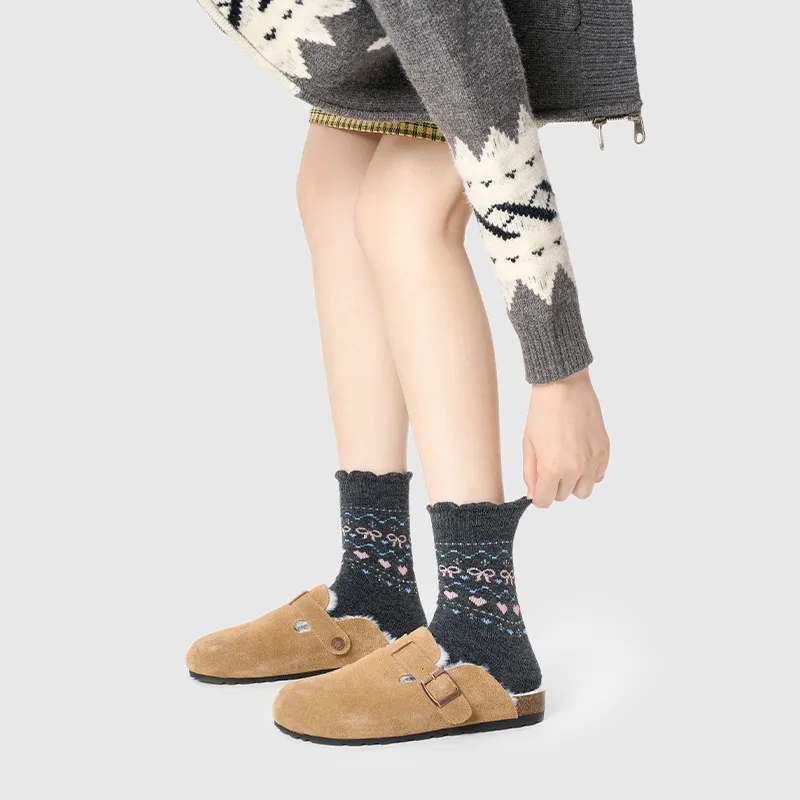 Primeet Mid Calf Socks Women's 4 Pack-30