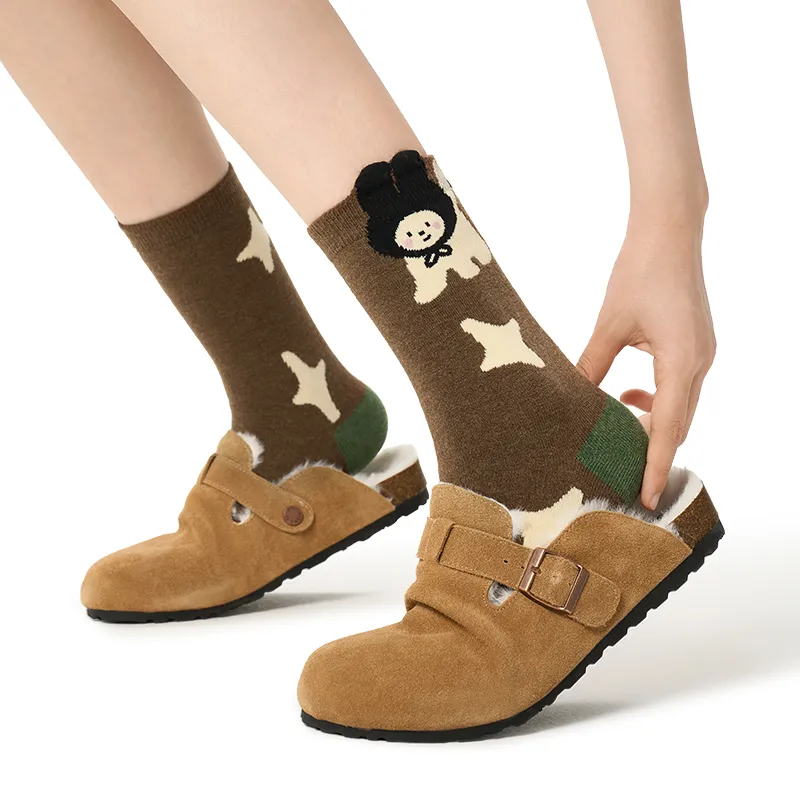 Primeet Mid Calf Socks Women's 5 Pack-2