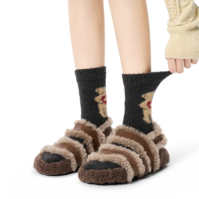 Primeet Mid Calf Socks Women's Combo Set-2