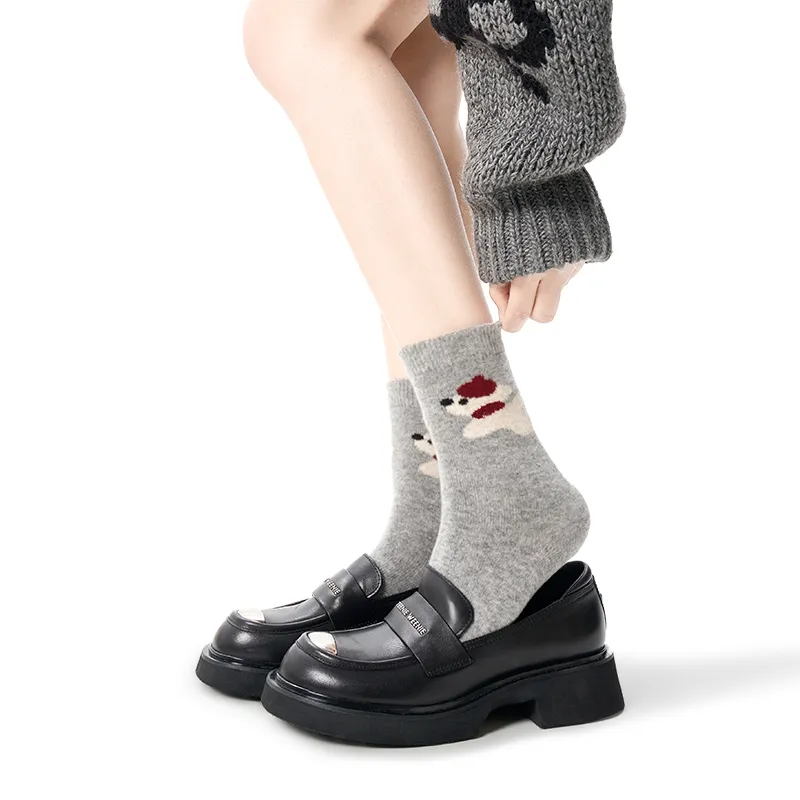 Primeet Mid Calf Socks Women's 4 Pack-9