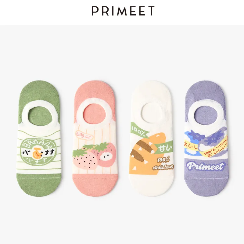 Primeet No Show Socks Women's 5 Pack-23